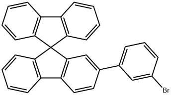 2-(3-溴苯基)-9,9'-螺二芴 結(jié)構(gòu)式