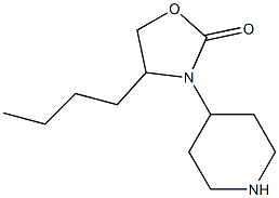 4-Butyl-3-piperidin-4-yl-oxazolidin-2-one Struktur