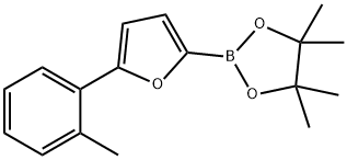 5-(2-Tolyl)furan-2-boronic acid pinacol ester Struktur