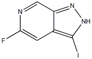 5-Fluoro-3-iodo-2H-pyrazolo[3,4-c]pyridine Struktur