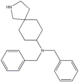 N,N-dibenzyl-2-azaspiro[4.5]decan-8-amine Struktur