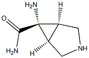 (1R,5S,6s)-6-amino-3-azabicyclo[3.1.0]hexane-6-carboxamide Struktur