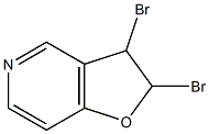 2,3-Dibromo-2,3-dihydro-furo[3,2-c]pyridine Struktur