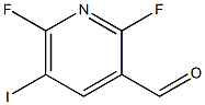 2,6-Difluoro-5-iodo-pyridine-3-carbaldehyde Struktur