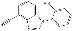 1-(2-aminophenyl)-1H-benzo[d]imidazole-4-carbonitrile Struktur