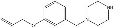 1-(3-(allyloxy)benzyl)piperazine Struktur