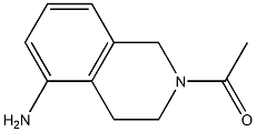 1-(5-amino-3,4-dihydroisoquinolin-2(1H)-yl)ethanone Struktur