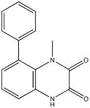 1-methyl-8-phenylquinoxaline-2,3(1H,4H)-dione Struktur