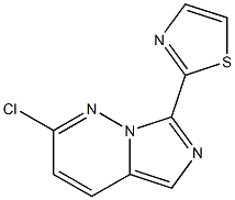 2-(2-chloroimidazo[1,5-b]pyridazin-7-yl)thiazole Struktur