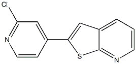 2-(2-chloropyridin-4-yl)thieno[2,3-b]pyridine Struktur