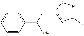 2-(3-methyl-1,2,4-oxadiazol-5-yl)-1-phenylethanamine Struktur