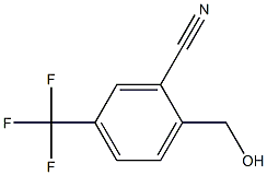 2-(hydroxymethyl)-5-(trifluoromethyl)benzonitrile Struktur