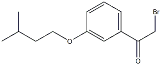 2-bromo-1-(3-(isopentyloxy)phenyl)ethanone Struktur