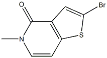 2-bromo-5-methylthieno[3,2-c]pyridin-4(5H)-one Struktur