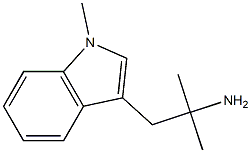 2-methyl-1-(1-methyl-1H-indol-3-yl)propan-2-amine Struktur