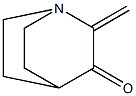 2-methylenequinuclidin-3-one Struktur