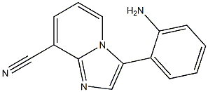 3-(2-aminophenyl)imidazo[1,2-a]pyridine-8-carbonitrile Struktur