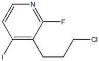 3-(3-chloropropyl)-2-fluoro-4-iodopyridine Struktur