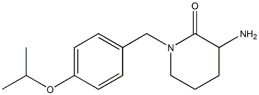 3-amino-1-(4-isopropoxybenzyl)piperidin-2-one Struktur