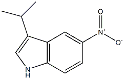 3-isopropyl-5-nitro-1H-indole Struktur