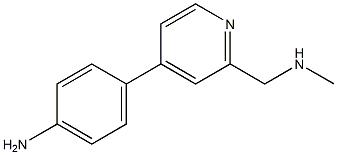 4-(2-((methylamino)methyl)pyridin-4-yl)aniline Struktur