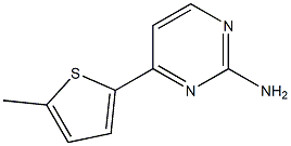 4-(5-methylthiophen-2-yl)pyrimidin-2-amine Struktur