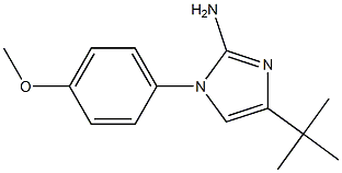 4-tert-butyl-1-(4-methoxyphenyl)-1H-imidazol-2-amine Struktur