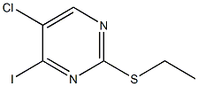 5-chloro-2-(ethylthio)-4-iodopyrimidine Struktur