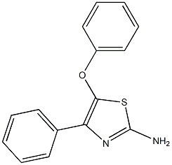 5-phenoxy-4-phenylthiazol-2-amine Struktur