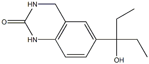 6-(3-hydroxypentan-3-yl)-3,4-dihydroquinazolin-2(1H)-one Struktur