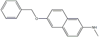 6-(benzyloxy)-N-methylnaphthalen-2-amine Struktur