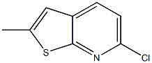 6-chloro-2-methylthieno[2,3-b]pyridine Struktur