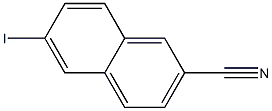 6-iodo-2-naphthonitrile Struktur