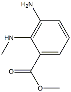 methyl 3-amino-2-(methylamino)benzoate Struktur