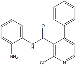 N-(2-aminophenyl)-2-chloro-4-phenylnicotinamide Struktur