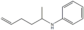 N-(hex-5-en-2-yl)aniline Struktur