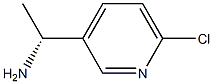 (R)-1-(6-chloropyridin-3-yl)ethanamine Struktur