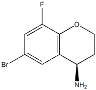 (R)-6-bromo-8-fluorochroman-4-amine Struktur