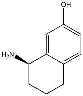 (R)-8-amino-5,6,7,8-tetrahydronaphthalen-2-ol Struktur