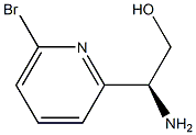 (S)-2-amino-2-(6-bromopyridin-2-yl)ethanol Struktur