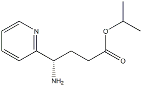 (S)-isopropyl 4-amino-4-(pyridin-2-yl)butanoate Struktur