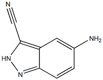 5-Amino-2H-indazole-3-carbonitrile Struktur