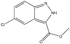 5-Chloro-2H-indazole-3-carboxylic acid methyl ester Struktur