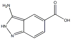 3-Amino-2H-indazole-5-carboxylic acid Struktur