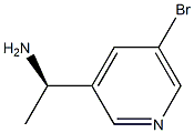 (1R)-1-(5-BROMO(3-PYRIDYL))ETHYLAMINE Struktur