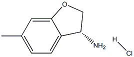 (3R)-6-METHYL-2,3-DIHYDROBENZO[B]FURAN-3-YLAMINE HYDROCHLORIDE Struktur