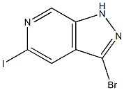 3-Bromo-5-iodo-1H-pyrazolo[3,4-c]pyridine Struktur