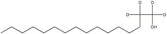 n-Hexadecyl-1,1,2,2-d4 Alcohol 	 Struktur