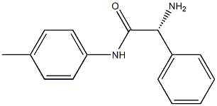 (R)-2-amino-2-phenyl-N-(p-tolyl)acetamide Struktur