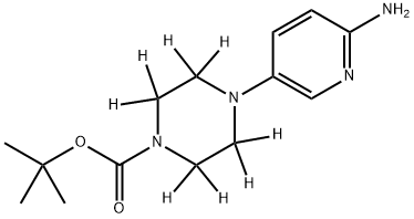 2-Amino-5-[N-Boc-(piperazin-d8)-1-yl]pyridine Struktur